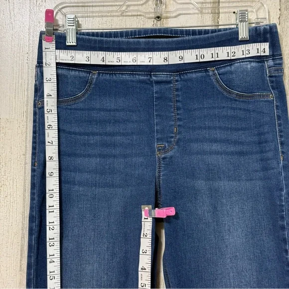 Old Navy Blue Rockstar Super Skinny Jeggings with Elastic Waistband - Picture 4 of 10